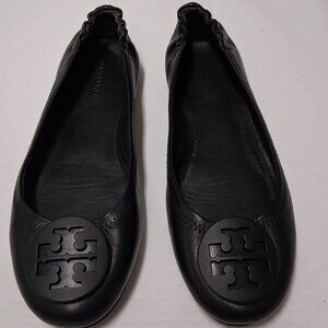 Tory Burch Women’s Minnie Travel Ballet Flats – Perfect Black – Size 7M